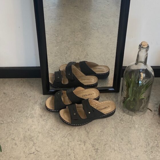 Komfort slip on sandal – enkel, mjuk och perfekt för vardagen