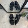 Svart Skechers Max Cushioning Elite 2.0 Sandal med bra hålfotsstöd