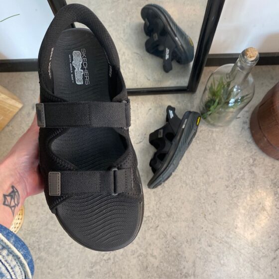 Skechers Slip-Ins herrsandaler med Max Cushion-sula