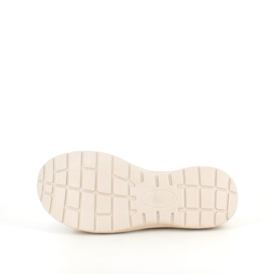 Bekväm Guld Sandal med 3 kardborreband