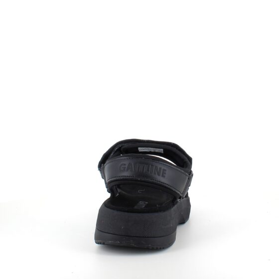 Svart Gaitline sandal med rullsula