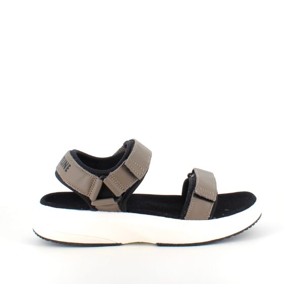Brun Gaitline sandal med rullsula
