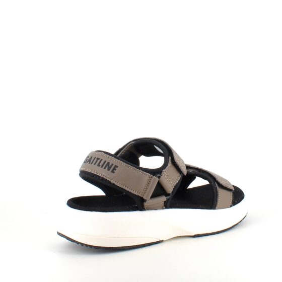 Brun Gaitline sandal med rullsula
