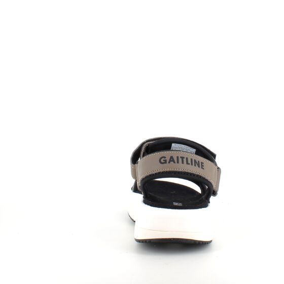 Brun Gaitline sandal med rullsula