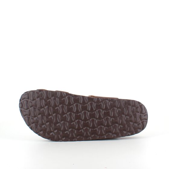Brun Cruz biosandal med breda remmar