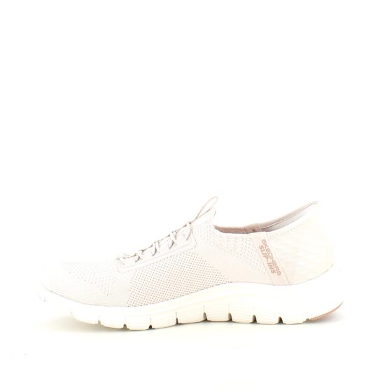 Beige Skechers slip-ins med hålfotsstöd