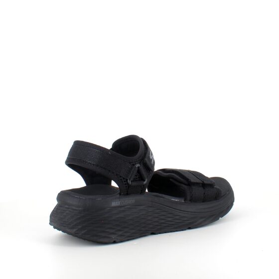 Svart Skechers Max Cushioning Elite 2.0 Sandal med bra hålfotsstöd