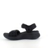 Svart Skechers Max Cushioning Elite 2.0 Sandal med bra hålfotsstöd