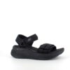 Svart Skechers Max Cushioning Elite 2.0 Sandal med bra hålfotsstöd
