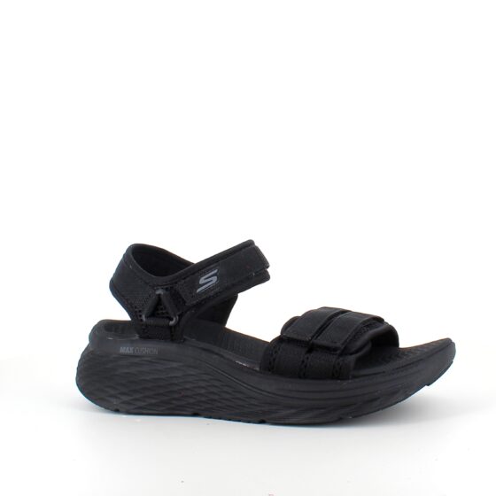 Svart Skechers Max Cushioning Elite 2.0 Sandal med bra hålfotsstöd