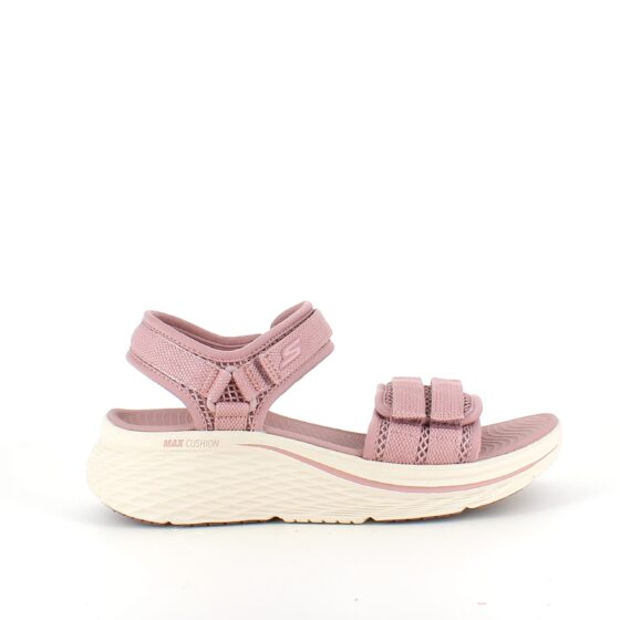 Rosa Skechers Max Cushioning Elite 2.0 Sandal med bra valvsupport