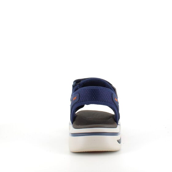 Marinblå Skechers herrsandaler med hålfotsstöd