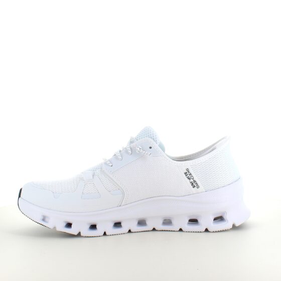 Vita Skechers Slip-Ins skor med mycket stötdämpning