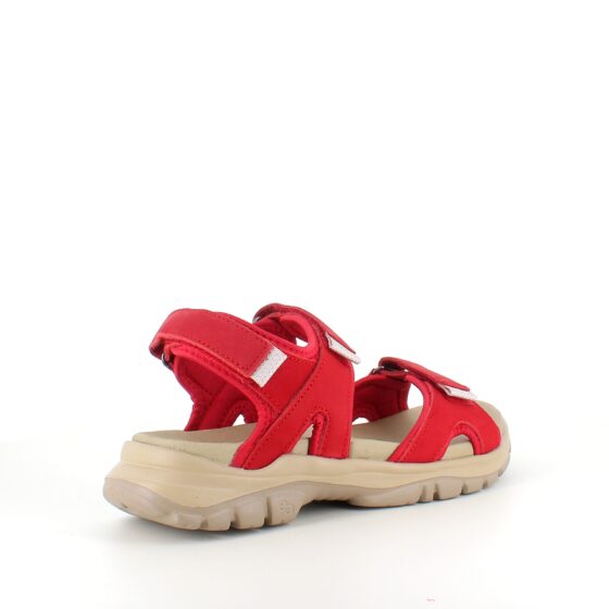 Röd Green Comfort sandal för dig som går och står många timmar
