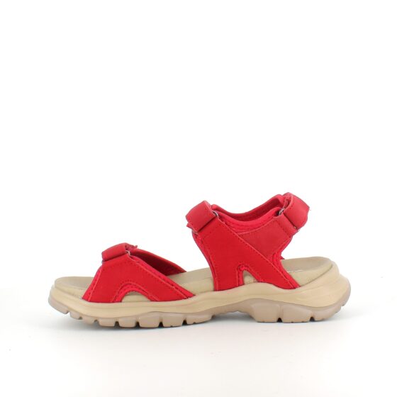 Röd Green Comfort sandal för dig som går och står många timmar