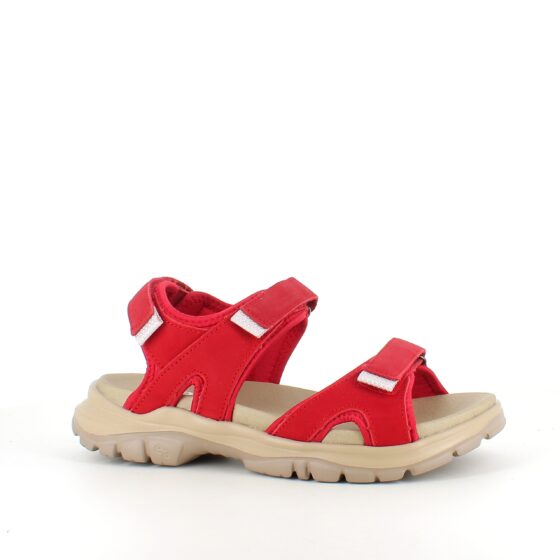 Röd Green Comfort sandal för dig som går och står många timmar