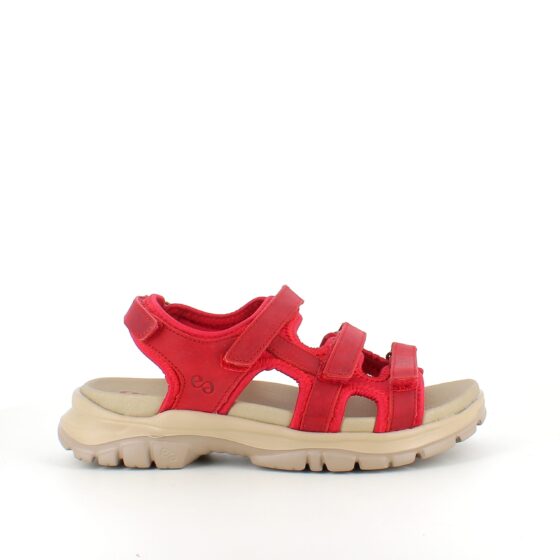 Stödjande röd sandal från Green Comfort