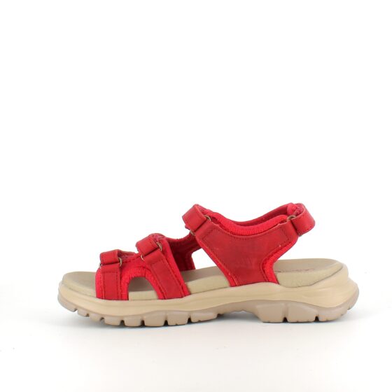 Stödjande röd sandal från Green Comfort