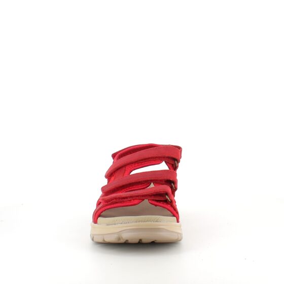 Stödjande röd sandal från Green Comfort