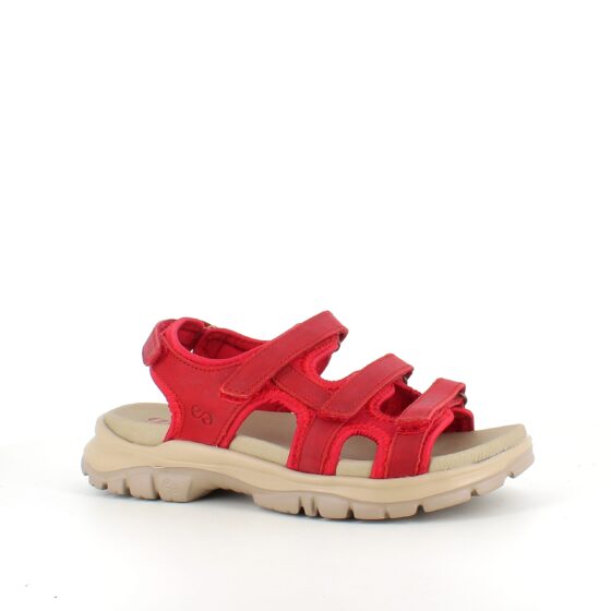 Stödjande röd sandal från Green Comfort
