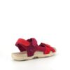 Röd Corsica-sandal från Green Comfort med bra hålfotsstöd