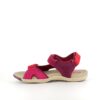 Röd Corsica-sandal från Green Comfort med bra hålfotsstöd