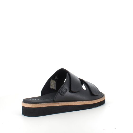 Svart Green Comfort biosandal med bra hålfotsstöd