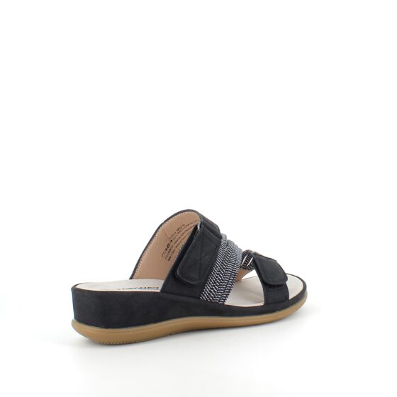 Komfortsandal med elastiska remmar – flexibel komfort och modern design