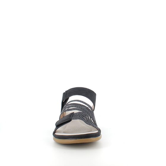 Komfortsandal med elastiska remmar – flexibel komfort och modern design