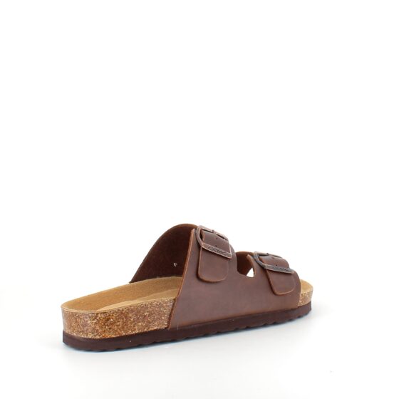 Brun Cruz biosandal med breda remmar