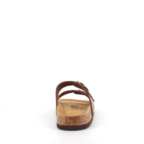 Brun Cruz biosandal med breda remmar