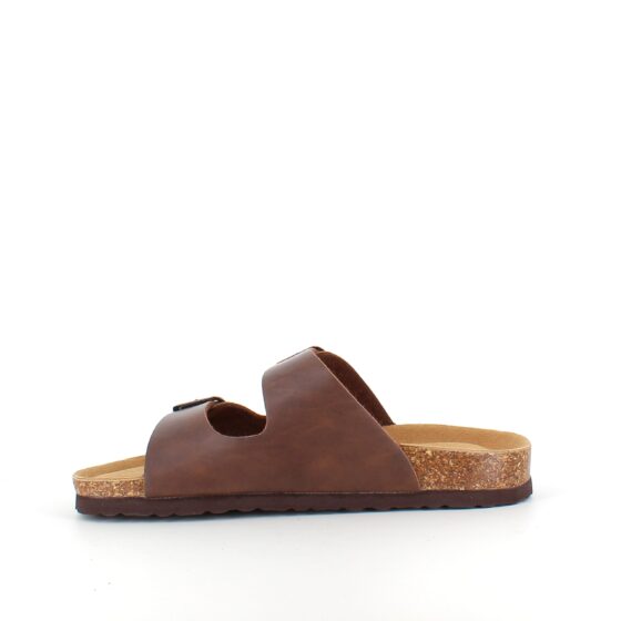 Brun Cruz biosandal med breda remmar