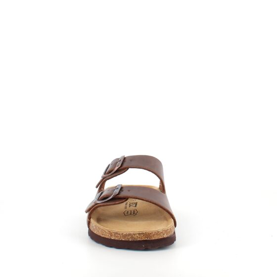 Brun Cruz biosandal med breda remmar