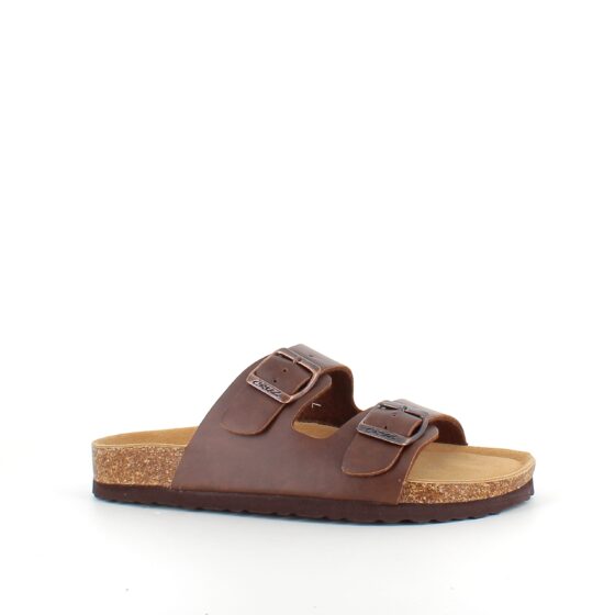 Brun Cruz biosandal med breda remmar