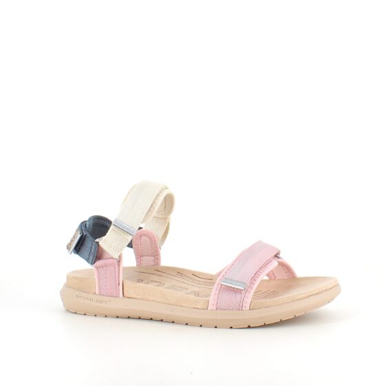 Ljus Woden sandal med bra valvstöd.