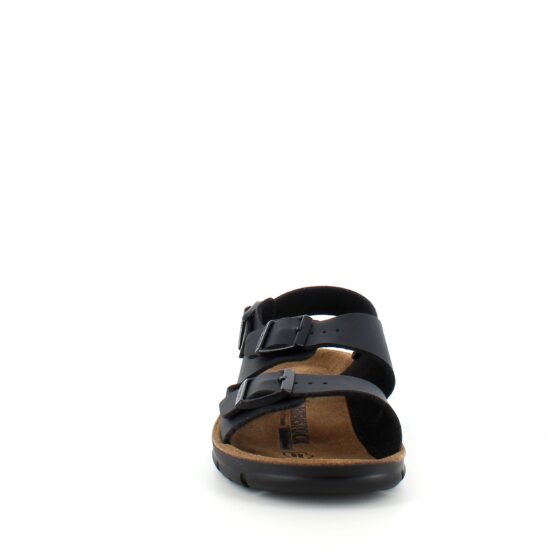 Svart Birkenstock Kano sandal med halkfria sulor.