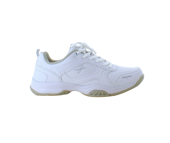 Vita sneakers med hålfotsstöd
