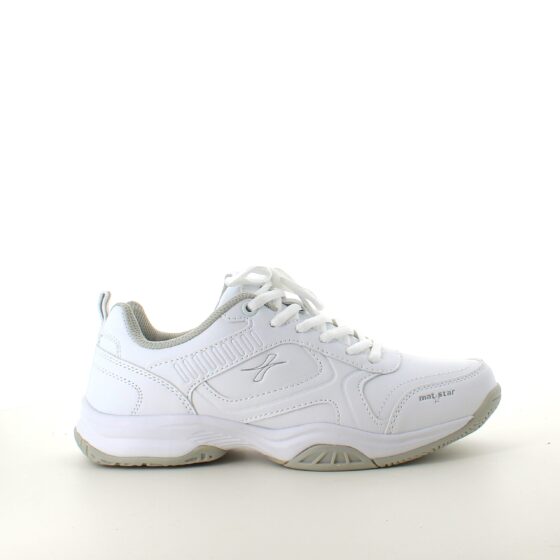 Vita sneakers med hålfotsstöd