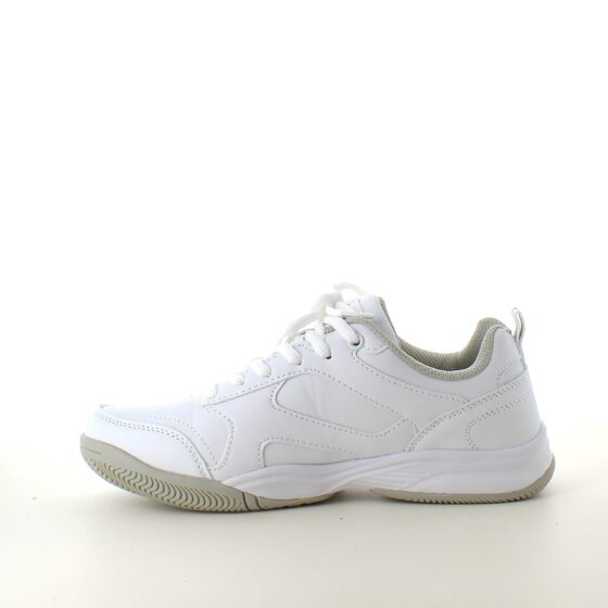 Vita sneakers med hålfotsstöd