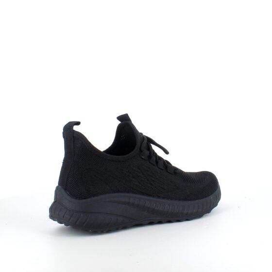 Lättviktiga svarta slip-on skor