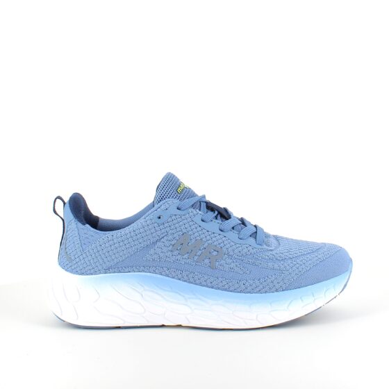 Blå sneakers med andningsbar ovandel