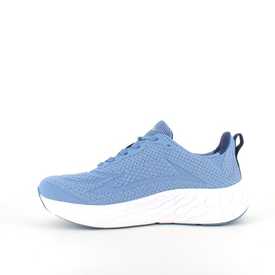 Blå sneakers med andningsbar ovandel