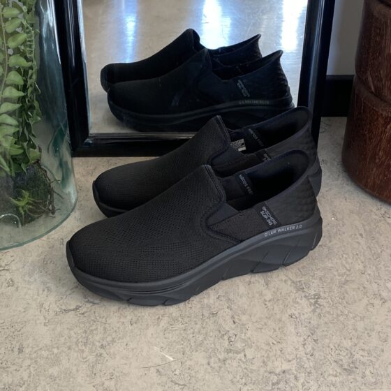 Svart herr slip-in sko från Skechers