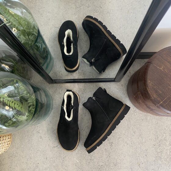 Bekväm Green Comfort vinterkänga med ullfoder.