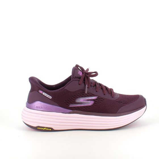 Lila Skechers slip-in med MaxChusion-sula
