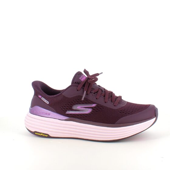 Lila Skechers slip-in med MaxChusion-sula