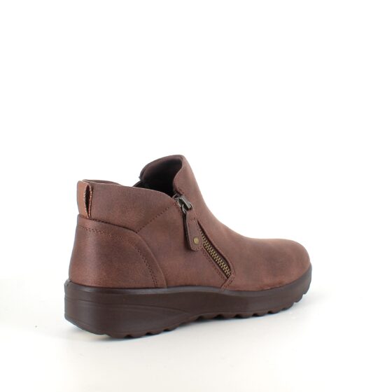 Elegant brun stövlett med memory foam från Skechers