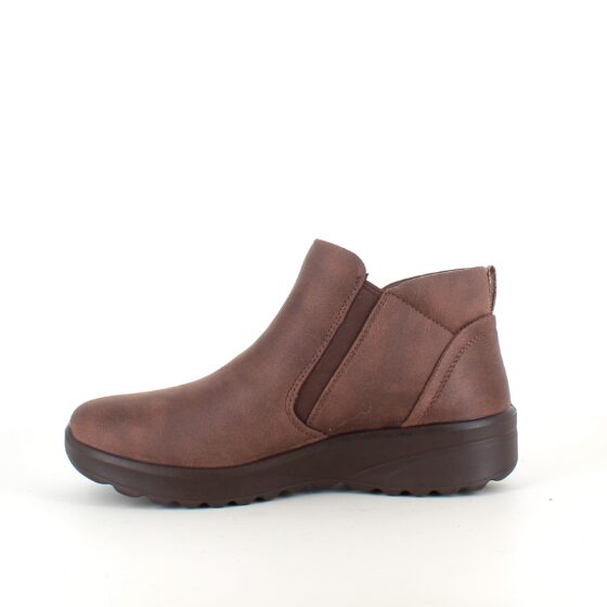Elegant brun stövlett med memory foam från Skechers
