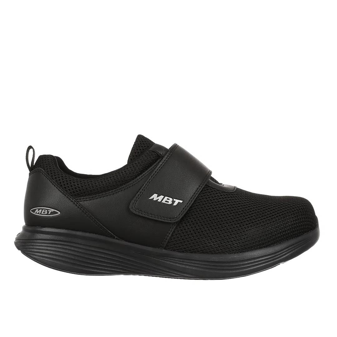 Svart MBT lättvikt dam sko med kardborreband