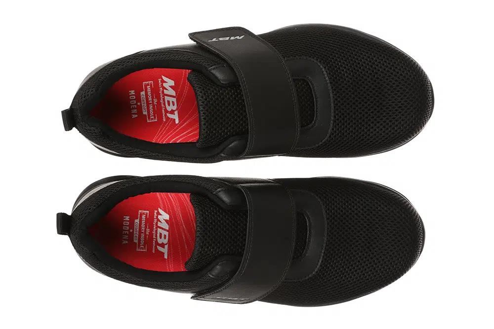 Svart MBT lättvikt dam sko med kardborreband